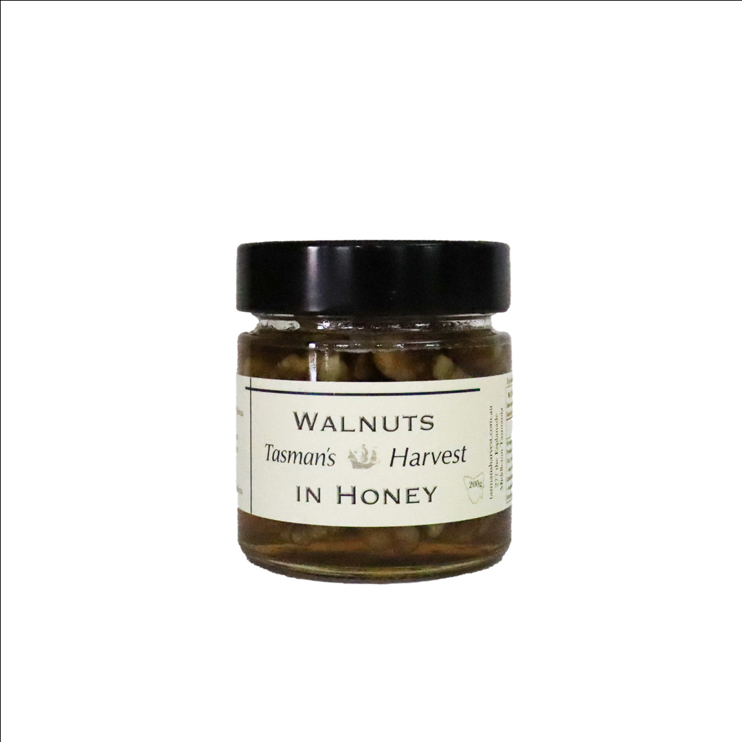 Tasman's Harvest Walnuts In Honey Tasmanian Hamper Co