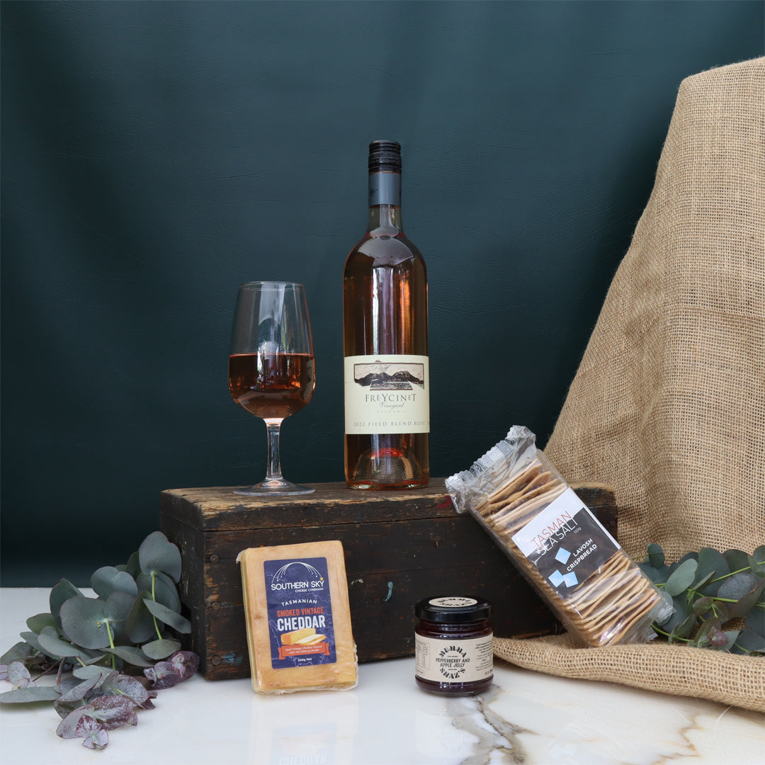 Premium Rosé Wine Hamper Tasmanian Hamper Co