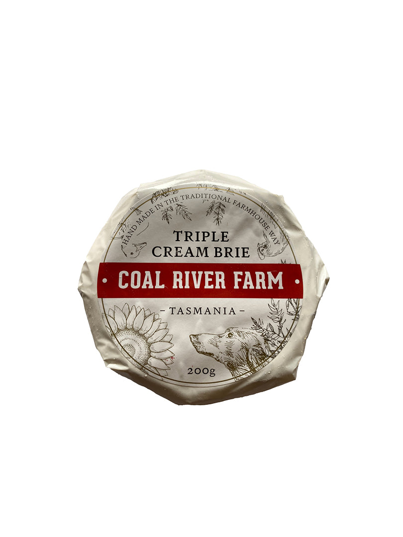 Coal River Farm Triple Cream Brie 200g
