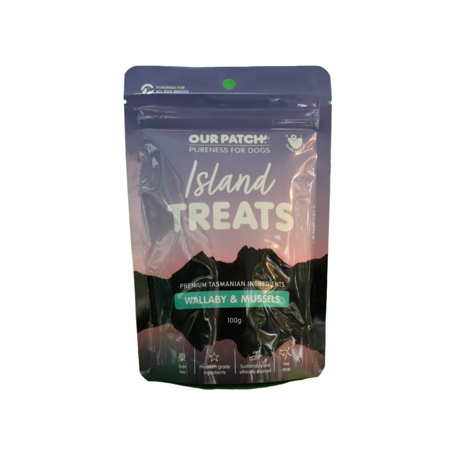 Dog - Our Patch Island Treats - Wallaby and Mussel 100g