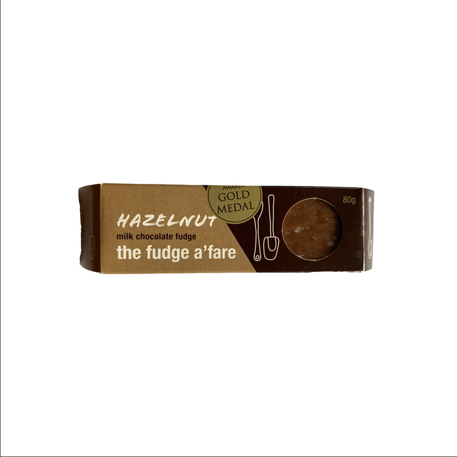 The Fudge a'fare - Milk Chocolate Hazelnut Fudge 80g