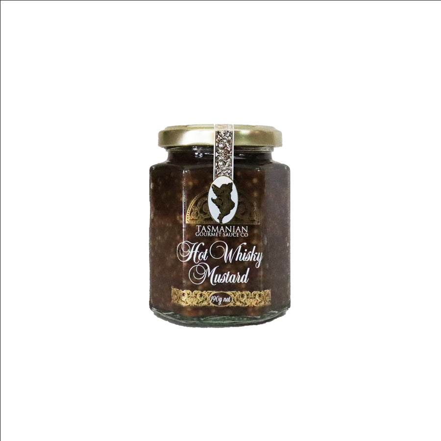 Tasmanian Gourmet Sauce Co. Hot Whiskey Mustard 190g