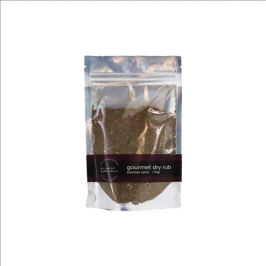 Pinch of Tasmania Gourmet Dry Rub - Espresso Spice 70g