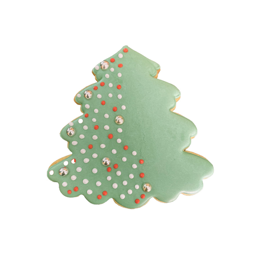 Ally's Sweet Treats Orange Cardamon Christmas Tree Iced Biscuit