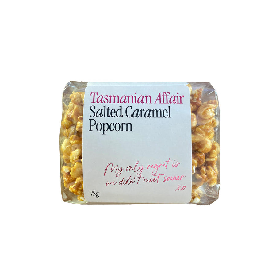 Tasmanian Affair Salted Caramel Popcorn 75g